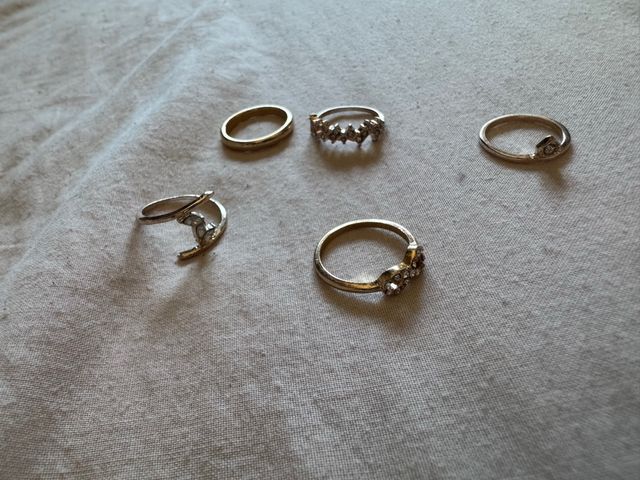 Lote de 5 Anillos