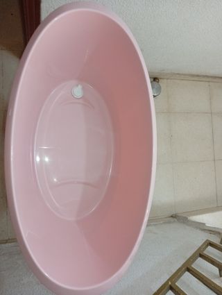 Bañera para bebé rosa