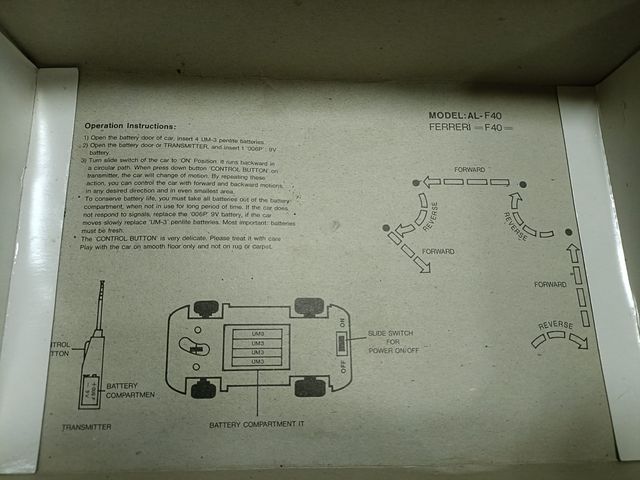 Ferrari F40 Radio Control