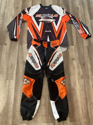 Ropa Motocross Sinisalo Naranja/Negro