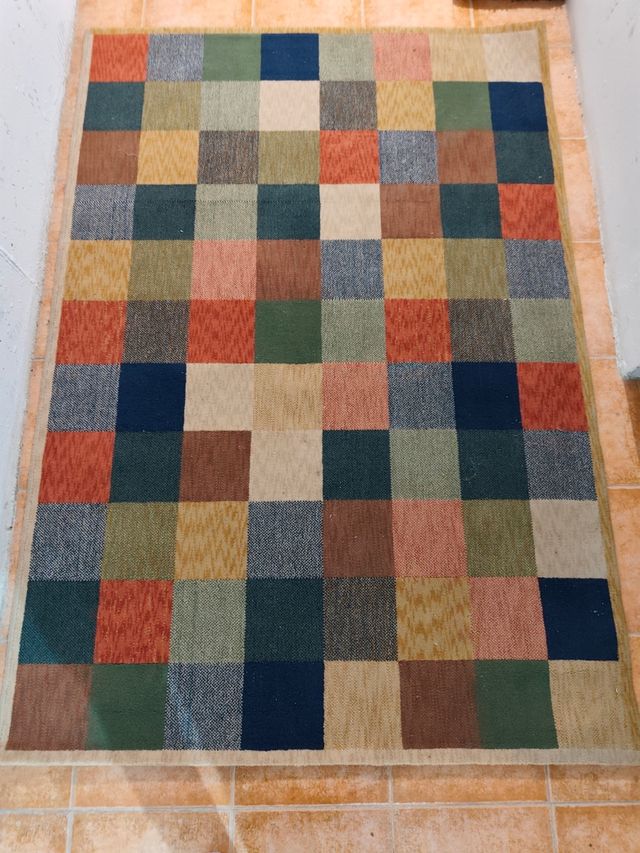 Alfombra de tela varios colores