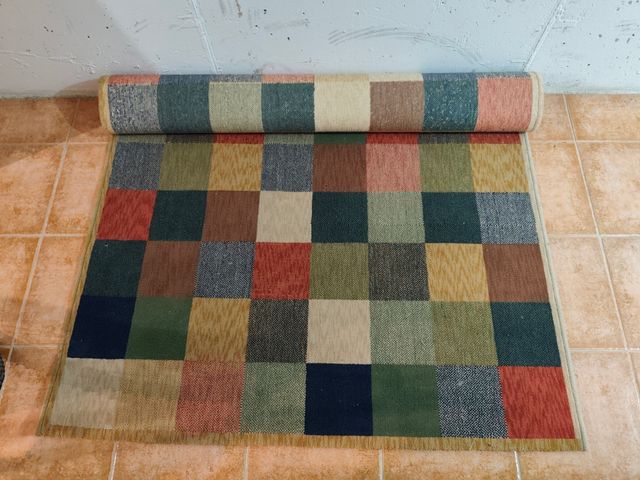 Alfombra de tela varios colores