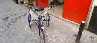 Triciclo Amat Azul con cesta
