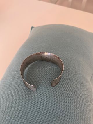 Pulsera plata abierta