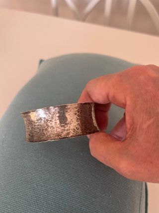 Pulsera plata abierta
