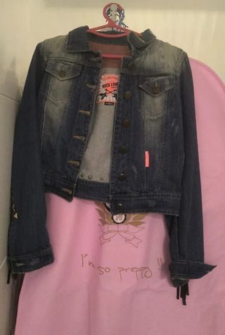 Chaqueta Holy Preppy vaquera azul Talla XS
