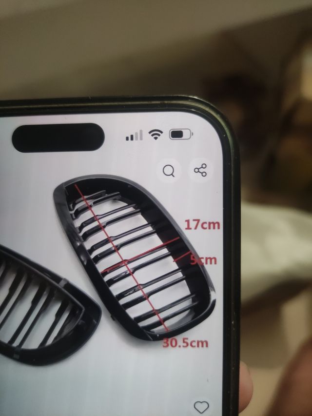 Riñones Paquete M E46 Negro Brillante