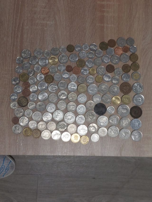 Colección de más de 50 monedas antiguas