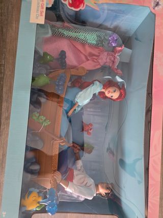 Pack Disney La Sirenita Ariel y Eric en Barca