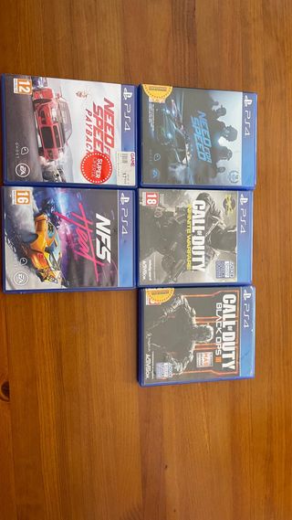 Pack PS4: NFS Heat, Payback, Infinite Warfare, BO3