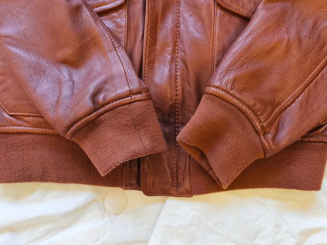 Chaqueta de vuelo Schott marrón