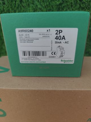 Diferencial Schneider A9R60240 2P 40A 30mA