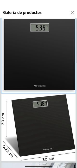 Báscula Rowenta Negra