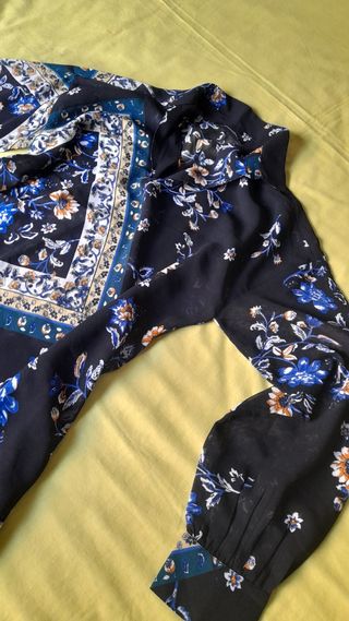 Vestito corto Only nero floreale tg. 42