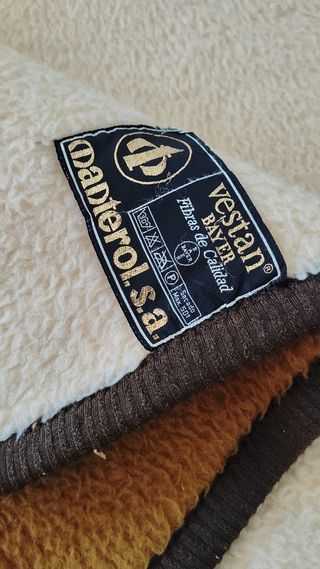 Manta Manterol Beige y marron