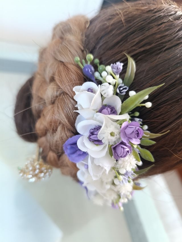 Tocado Peineta Fallera Huertana Flores