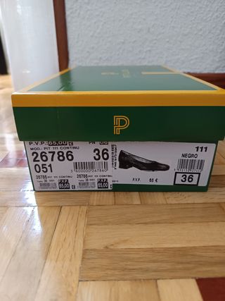 Zapatos de salón Pitillos negros talla 36