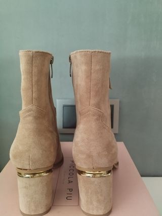 Botín campero beige T39
