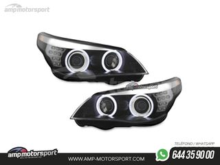 FAROS DELANTEROS OJOS DE ANGEL CCFL PARA BMW SERIE 5 E60 / E61 / BERLINA / TOURING