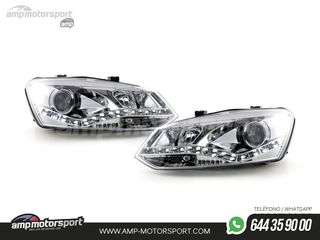 FAROS DELANTEROS LUZ DIURNA LED PARA VOLKSWAGEN POLO 6R