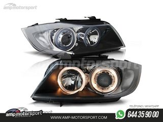 FAROS DELANTEROS OJOS DE ANGEL PARA BMW SERIE 3 E90 / E91 / BERLINA / TOURING