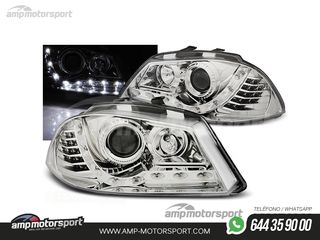 FAROS DELANTEROS LUZ DIURNA LED PARA SEAT IBIZA / CORDOBA 6L