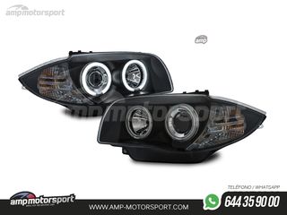 FAROS DELANTEROS OJOS DE ANGEL CCFL PARA BMW SERIE 1 E81 / E87 / E82 / E88