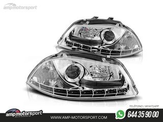 FAROS DELANTEROS LUZ DIURNA LED PARA SEAT IBIZA / CORDOBA 6L