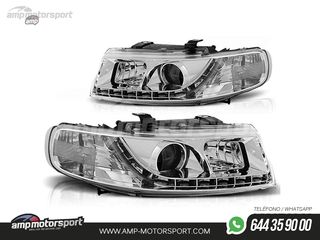 FAROS DELANTEROS LUZ DIURNA LED PARA SEAT LEON / TOLEDO 1M