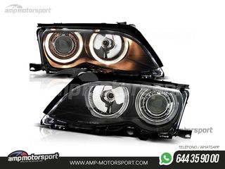 FAROS DELANTEROS OJOS DE ANGEL PARA BMW SERIE 3 E46 / BERLINA / TOURING