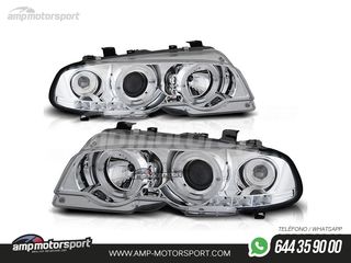 FAROS DELANTEROS OJOS DE ANGEL PARA BMW SERIE 3 E46 / COUPE / CABRIO