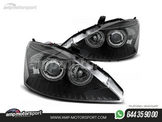 FAROS DELANTEROS OJOS DE ANGEL PARA FORD FOCUS MK1