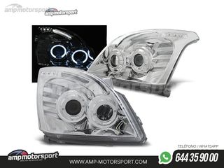 FAROS DELANTEROS OJOS DE ANGEL PARA TOYOTA LAND CRUISER FJ120
