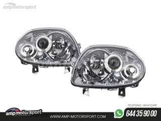 FAROS DELANTEROS OJOS DE ANGEL CCFL PARA RENAULT CLIO