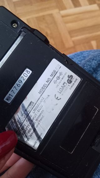 Nintendo Game Boy Pocket Negra