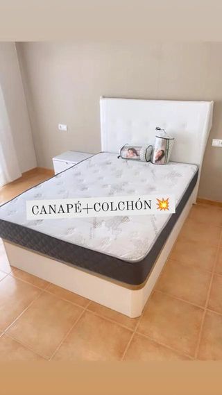 Oferta colchón y canapé 105x190 Nuevo chollo