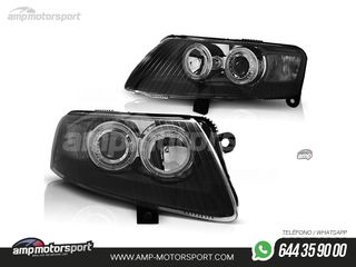 FAROS DELANTEROS OJOS DE ANGEL PARA AUDI A6 4F