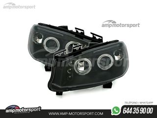 FAROS DELANTEROS OJOS DE ANGEL PARA RENAULT MEGANE