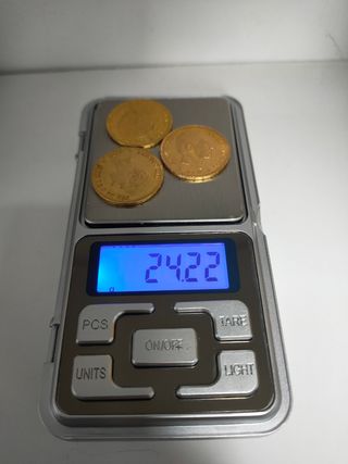 Monedas 25 Pesetas Oro Alfonso XII