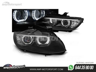 FAROS DELANTEROS OJOS DE ANGEL 3D U PARA BMW SERIE 3 E92 / E93 2006-2010
