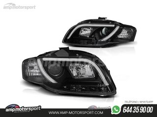 FAROS DELANTEROS LUZ DIURNA LED REAL DRL PARA AUDI A4 B7 2004-2008