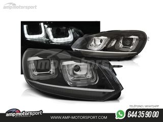 FAROS DELANTEROS LUZ DIURNA U TYPE PARA VOLKSWAGEN GOLF MK6