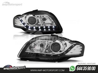 FAROS DELANTEROS LUZ DIURNA LED PARA AUDI A4 B7