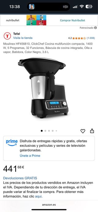Moulinex ClickChef HF456810