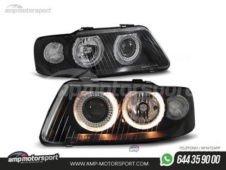 FAROS DELANTEROS OJOS DE ANGEL PARA AUDI A3 8L
