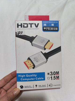 Cable HDMI HDTV Premium 4K/8K UHD 3m