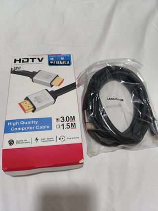 Cable HDMI HDTV Premium 4K/8K UHD 3m