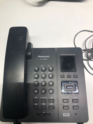 Teléfono Panasonic KX-TPA65 Negro