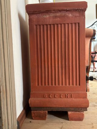 Stufa a legna in terracotta Becchi