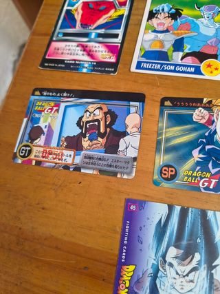 Cartas Dragon Ball Z GT Colección
